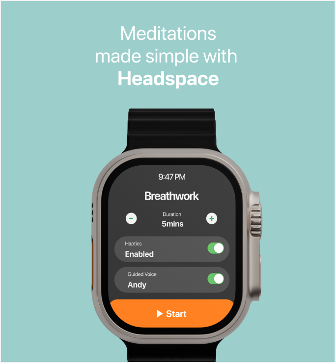Headspace · watch face concept