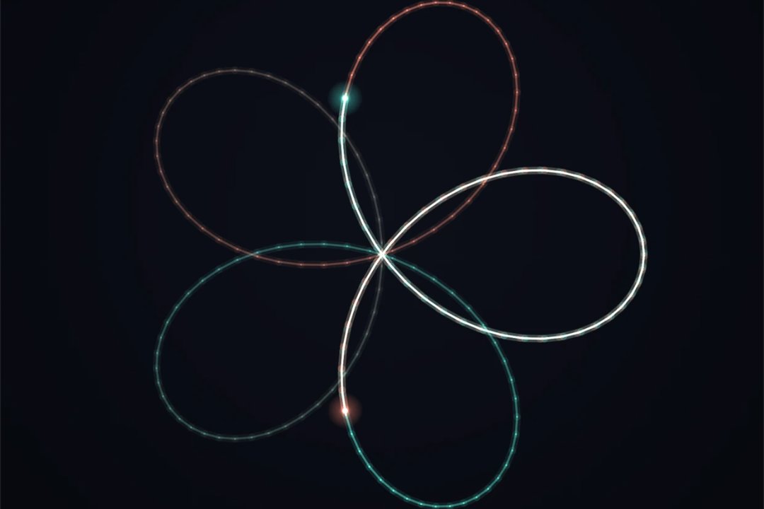 Poi Flowers, five-petal antispin